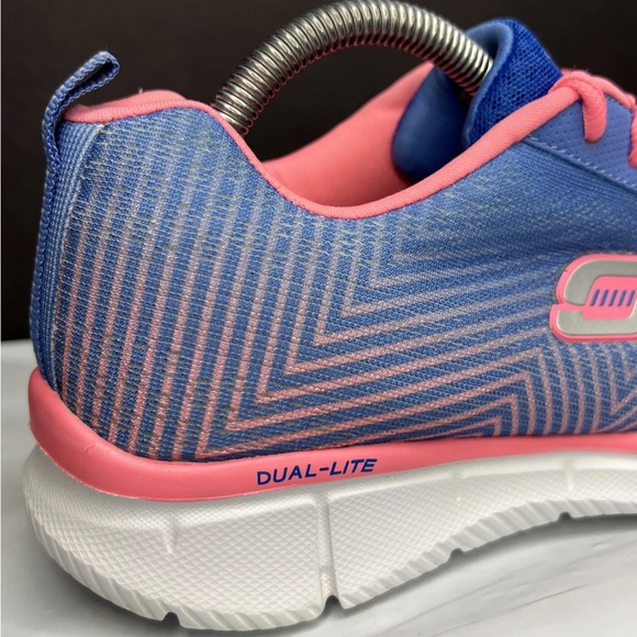 Skechers Womens Equalizer-Expect Miracles 12034-PWPK Sz 9M Pink/Blu Superb! - Picture 7 of 12